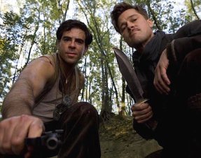 Eli Roth and Brad Pitt are basterds