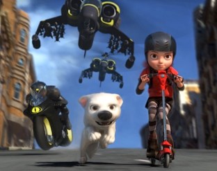 Penny and Bolt in action