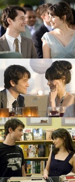 500 pictures of Joseph Gordon-Levitt and Zooey Deschanel looking at each other