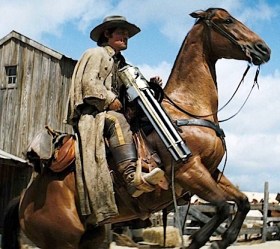 A horse. With Gatling guns.