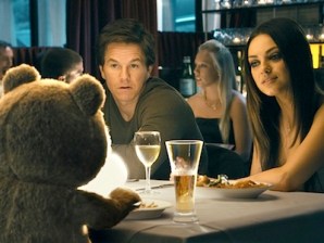 The happy couple... and Ted