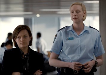 Elisabeth Moss and Gwendoline Christie