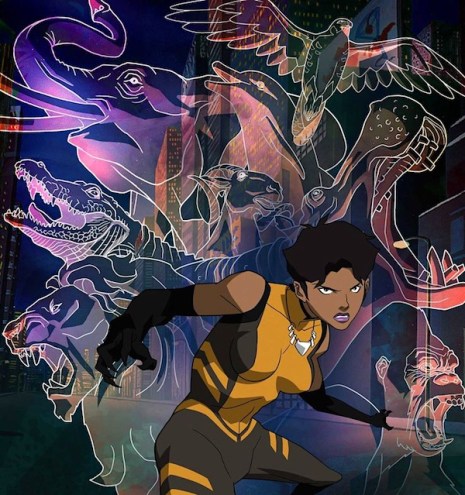 Foxy lady! Also lion lady, gorilla lady, elephant lady...