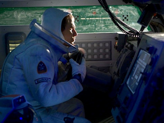 It's like looking in a mirror. A black mirror.