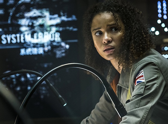 One worried astronaut