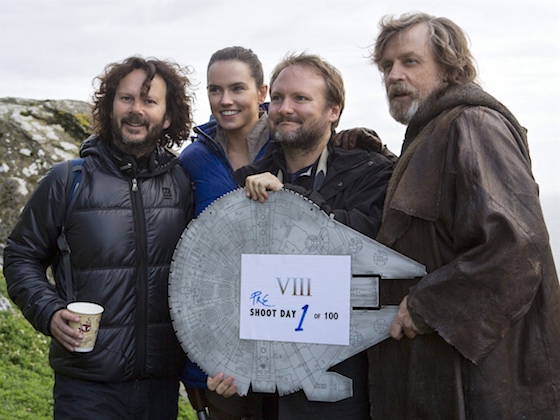 The producer, the apprentice, the director, and the Jedi