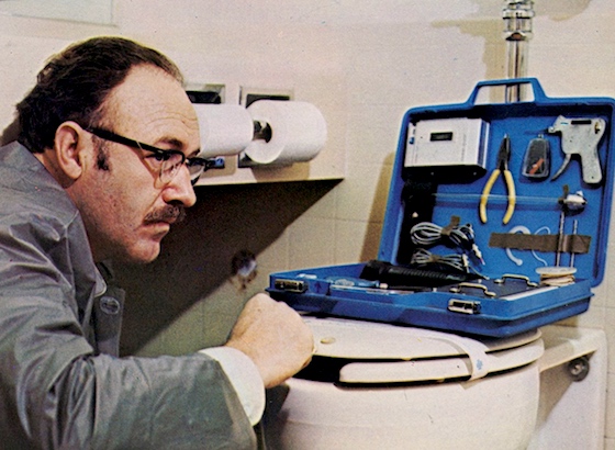 Here he just looks like a toilet repair man...