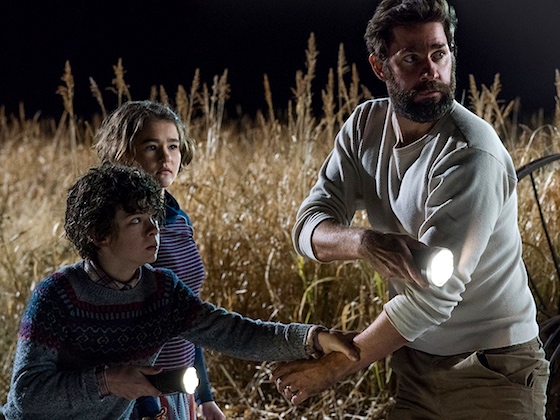 The family that stays together fights sound-hunting aliens together