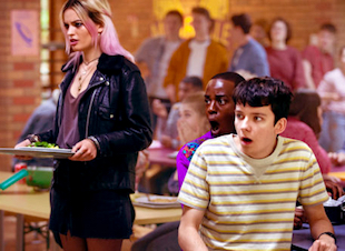 The cast of Sex Education are shocked by my opinion, clearly.