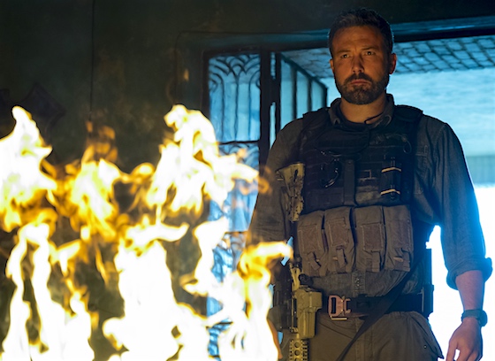 Ben Affleck, pictured with his ties to the DC Universe