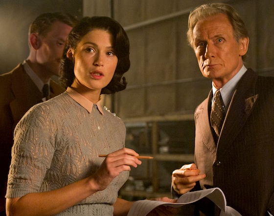 She's holding a pencil, she must be a writer