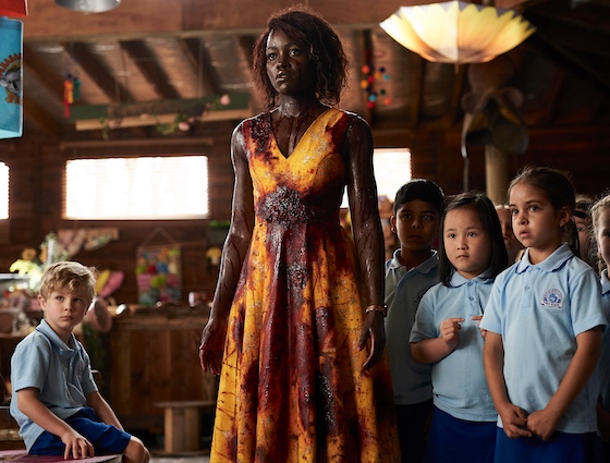 Miss, you've got red on you