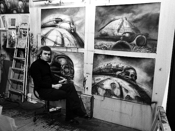 Giger at work on Dune